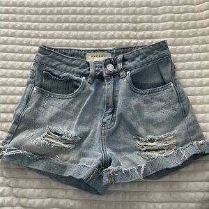 PACSUN denim mom shorts